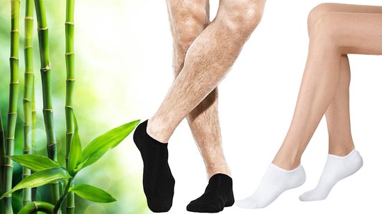 Bamboo Elements – Sneaker-Socken, 12er-Pack – gemischt – 43–46 – Bambus-Socken – Sneaker-Socken für Herren – Sneaker-Socken für Damen – Sneaker-Socken