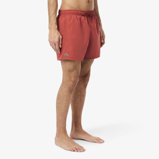 Lacoste Badeshorts Herren, braun – Größe M