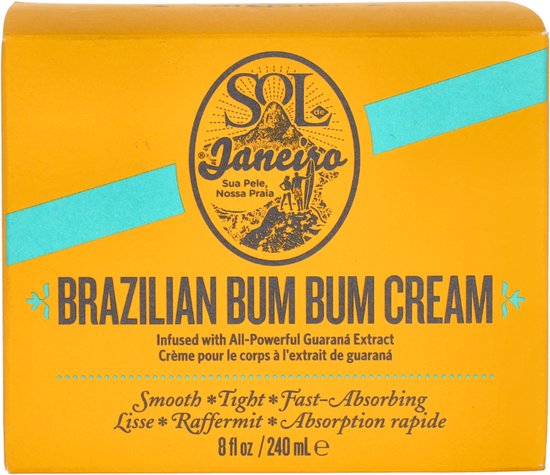 Sol de Janeiro Brazilian Bum Bum Cream - Körpercreme mit Koffein für straffe Haut - 240ml