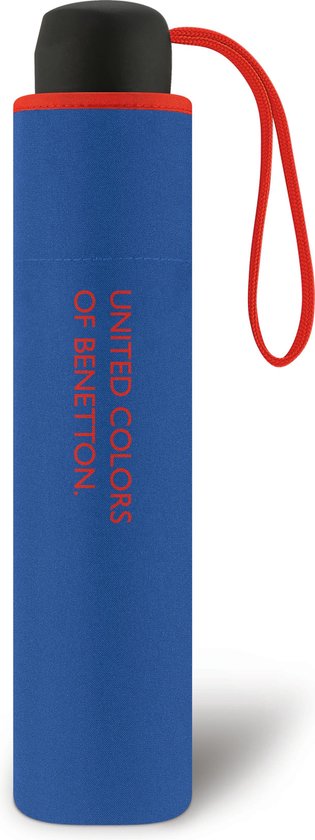 United Colors of Benetton Regenschirm Super Mini - Faltbar - Ø 95 cm - Blau
