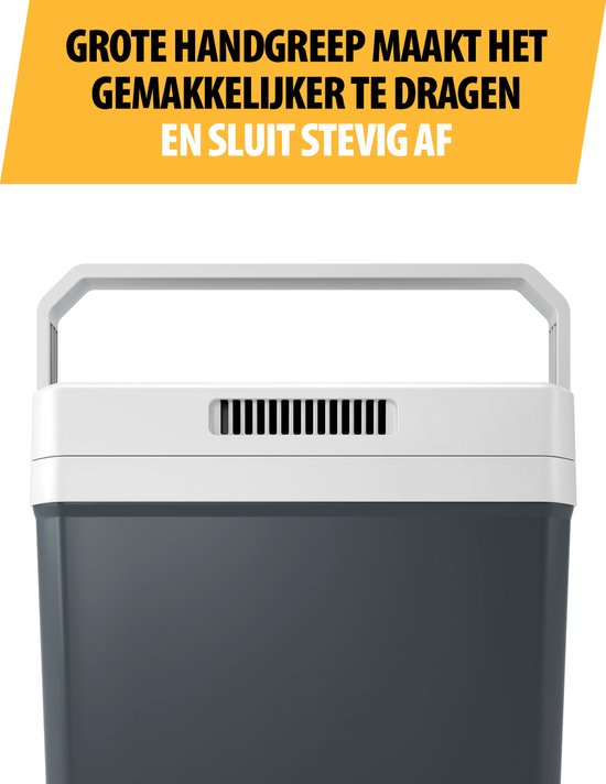 Tristar KB-7524 - Kühlbox 24 Liter - Thermoelektrisch - 12V Autoladegerät 230V Steckdose - Kühlt und heizt
