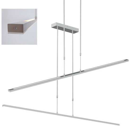 Pendelleuchte Steinhauer Zelena LED - Stahl