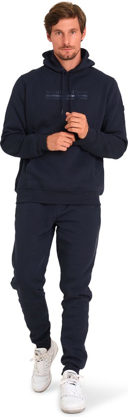 Mario Russo Trainingsanzug Anselm- Hausanzug - Jogginganzug - Hoodie - Navy - M