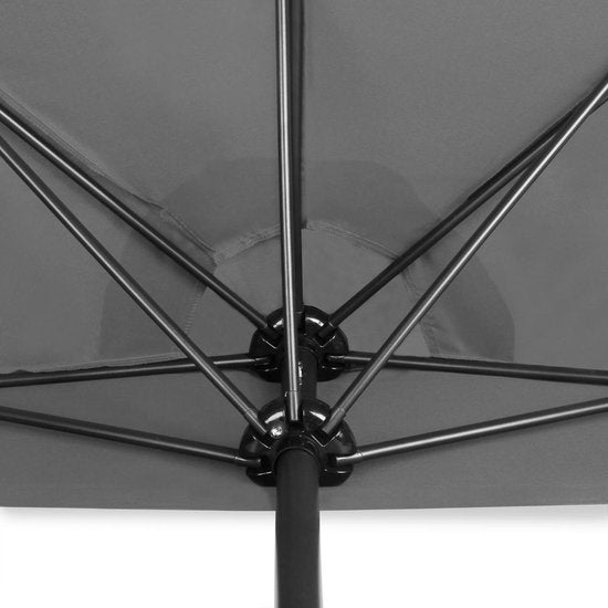 Balkon Sonnenschirm - Halbkreisförmiges Modell - Anthrazit