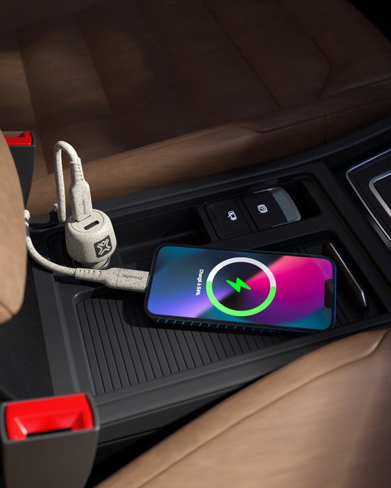 XtremeMac Autoladegerät Dual USB-C – 25 W – 20 W – Weiß (ECO)