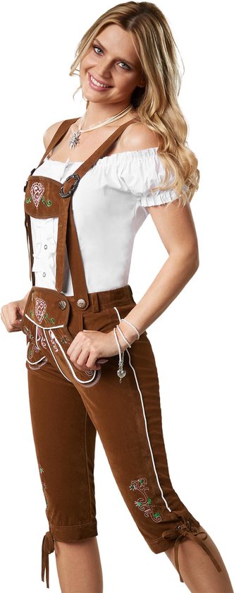 Dressforfun Lederhose Walchensee M - Faschingskostüm Halloween Kostüm Faschingskostüm Karneval Kostüm Partykleidung - 302821