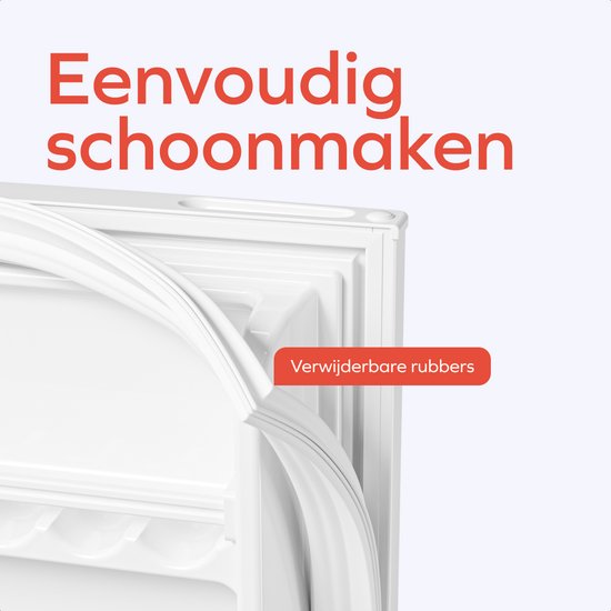 KitchenBrothers Kühlschrank - 92L - Tischmodell - Eisfach - Frigo - Freistehend - Weiß