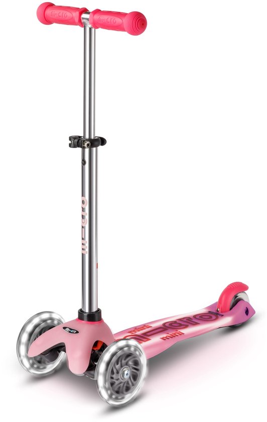 Micro Mini Deluxe LED Scooter - Glow Plus Scooter für Kinder von 2-6 Jahren - max 50 kg