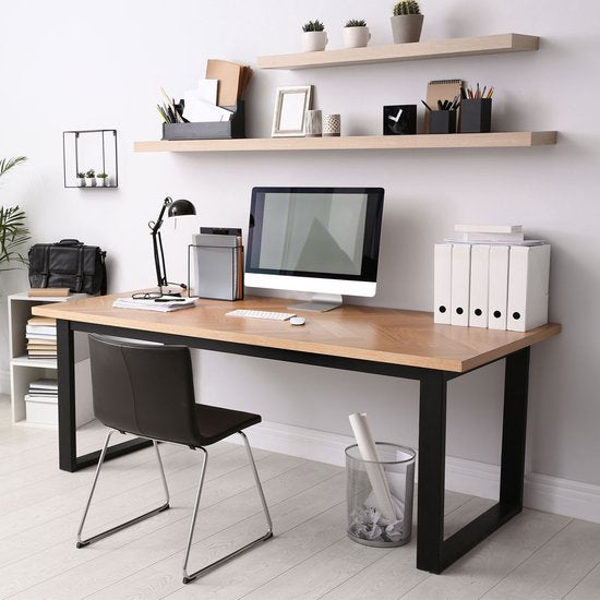 BRASQ Kabelwanne für Schreibtisch – 79-150 cm – Kabelmanagement – Unter Tisch - Weiß