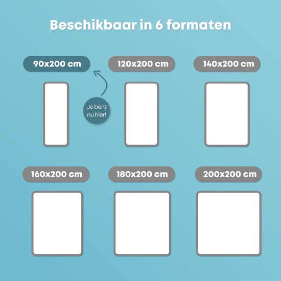 CozySense® Topper 90x200 - Top Matratze - Top Deck Matratze - Memory Foam mit kühlendem Gel - CertiPUR® - Mittlere Festigkeit - 8 CM - Waschbarer Bezug