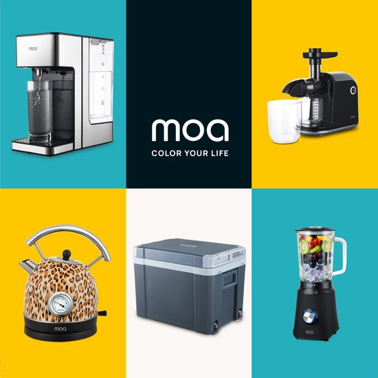 MOA Coolbox Electric 12v 230 volt - Coolbox 40L - Kühlbox - Campingkühlschrank - Auto und Camping - Grau
