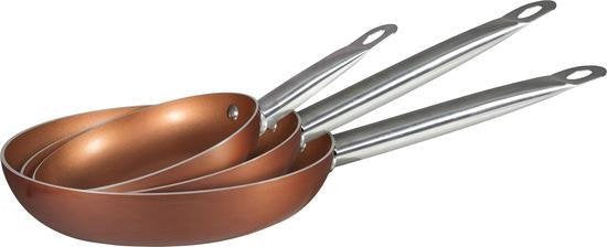 Bergner Bratpfannenset Copper Plus 20, 24 und 28 cm