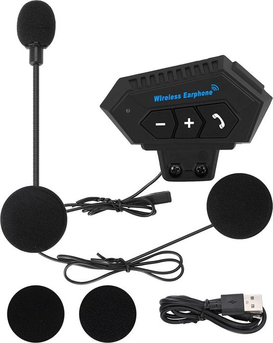 Motorradhelm-Bluetooth-Headset – mit Mikrofon für den Helm – wasserdicht – universelle Passform