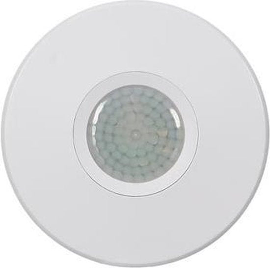 Perel Bewegungsmelder, PIR, 6 m Erfassungsbereich, 360° Erfassungswinkel, IP20, Innenbereich, Deckenmontage, weiß