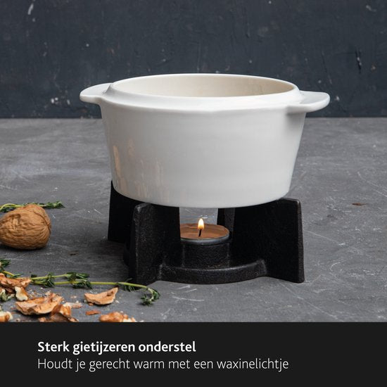 Boska Cheese Baker - Ofenform mit Boden - für Camembert - Käsefondue - Weiß