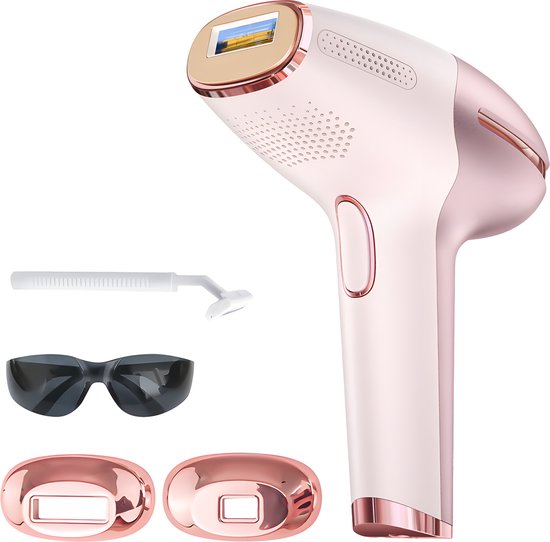 Leafline® IPL Laser Epilierer - Epilierer Damen - Schmerzfrei mit Eiskühlung - Für dauerhafte Haarentfernung von allen Körperteilen - 999.999 Blitze - Heimgebrauch