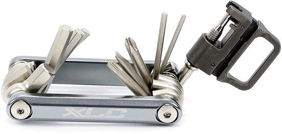 XLC Multitool – Fahrradwerkzeug – Taschenmodell – 12-teilig – TO-M07