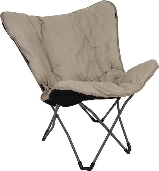Bo-Camp - Urban Outdoor - Schmetterlingsstuhl - Redbrigde - L - Oxford Polyester - Beige
