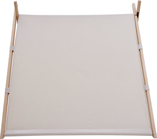 Sunny Como Spielzelt Creme- Wigwam Tipi-Zelt für Kinder - FSC Holzstangen - 123x106x107cm