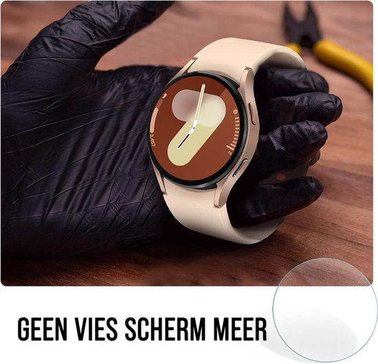 Displayschutzfolie für Samsung Galaxy Watch 4 / 5 / 6 / 7 / 8 - 40mm Displayschutzfolie - 4 Stück - Podec