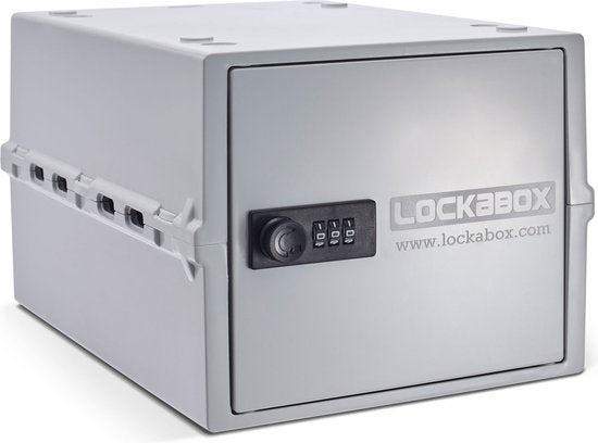 Lockabox One™ Aufbewahrungsbox mit Zahlenschloss - Abschließbarer Medizinschrank - Polycarbonat-Tresor - kühlschrank- und gefrierschrankgeeignet - 10,5 Liter - 31 x 21 x 17 cm