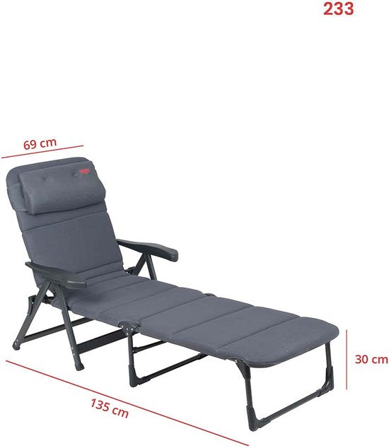 Crespo - Liegestuhl - AP/233 - Air-Deluxe - Blau