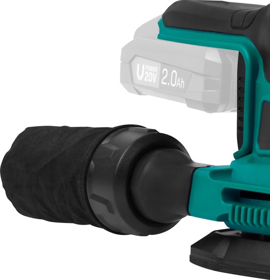VONROC Akku-Multischleifer - VPower 20V - Ohne Akku & Ladegerät - Inkl. Staubbeutel und 6 Schleifblätter