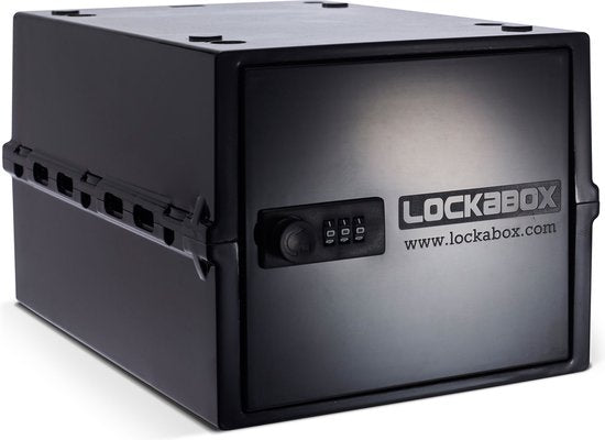 Lockabox One™ Aufbewahrungsbox mit Zahlenschloss - Abschließbarer Medizinschrank - Polycarbonat-Tresor - kühlschrank- und gefrierschrankgeeignet - 10,5 Liter - 31 x 21 x 17 cm