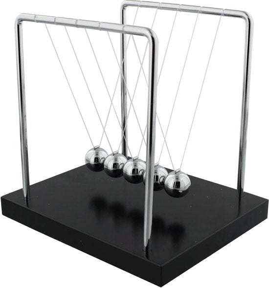 Newton Wiege XL - Hochwertiges Newton Pendel - Kugeln - Büro - Dekoration - Physik - Zubehör - Büro