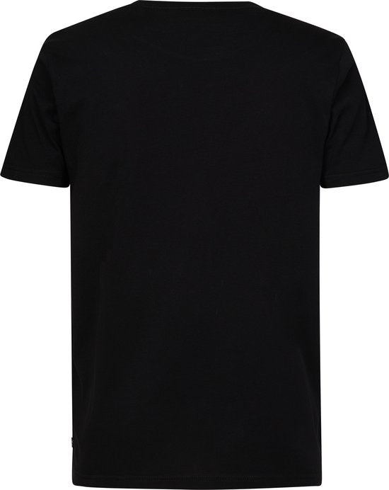 Petrol Industries Herren-T-Shirts 3er-Pack – Rundhalsausschnitt – Baumwolle – Regular Fit – T-Shirt-Set mit kurzen Ärmeln – 3er-Pack – Schwarz – Größe XL