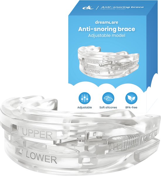 DreamCare Anti Snore Brace - Anti Snore - Snore Brace - Einstellbar - Snore Braces - Anti Snore Produkte - Bpa frei
