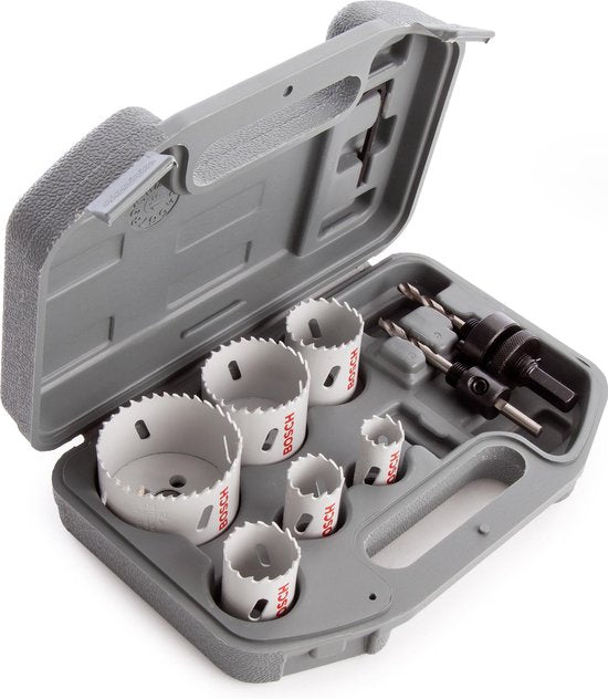 BOSCH | Lochsägen-Set | Bi-Metall | 9-teiliges Elektriker-Set, Progressor-Lochsägen