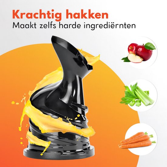 LEBENLANG – Entsafter – Slow Juicer – Entsafter für Obst und Gemüse – Entsafter für Obst und Gemüse – Saftmaschine – Saftbereiter – Slow Juicer – Entsafter – 100 % BPA-frei – Leiser Entsafter