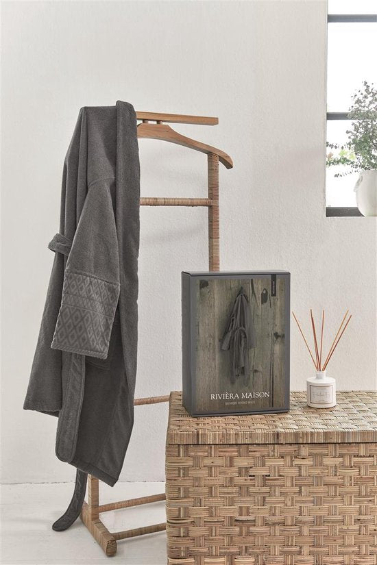Riviera Maison Beyond Bademantel - Grau - L