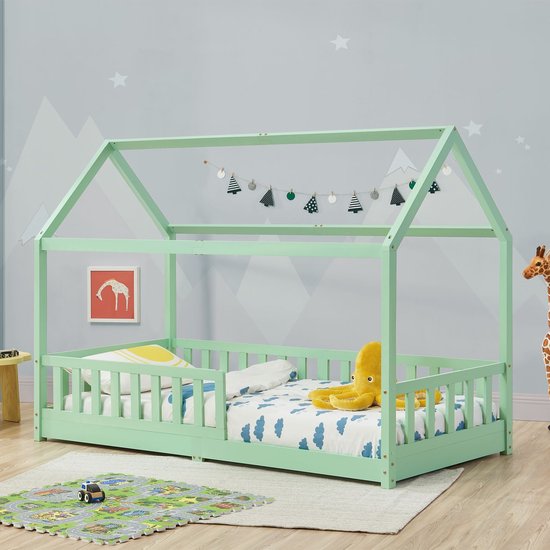Kinderbett Marli - 90 x 200 cm - Mint