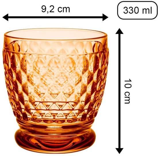Becher Boston Farbig 330 ml 4er-Set