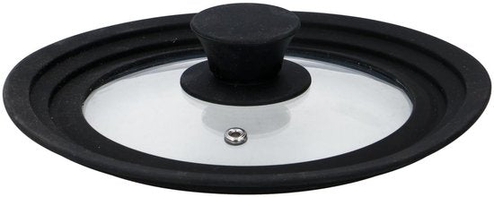 alpina Pfannendeckel - mit Silikonrand - 16/ 18/ 20 CM - Glas