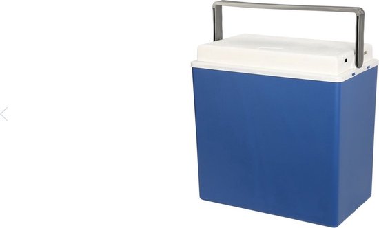 Elektrische Kühlbox 24 l, 12 V/230 V – für Camping und Strand – blau – 8720573947718