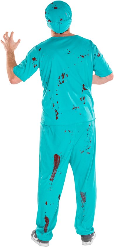 Dressforfun Herrenkostüm Zombie Doktor M - Faschingskostüm Halloween Faschingskostüm Karnevalskostüm Faschingskostüm - 300183