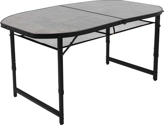 Bo-Camp - Industrie - Tisch - Northgate - Oval - Koffermodell - 150x80 cm