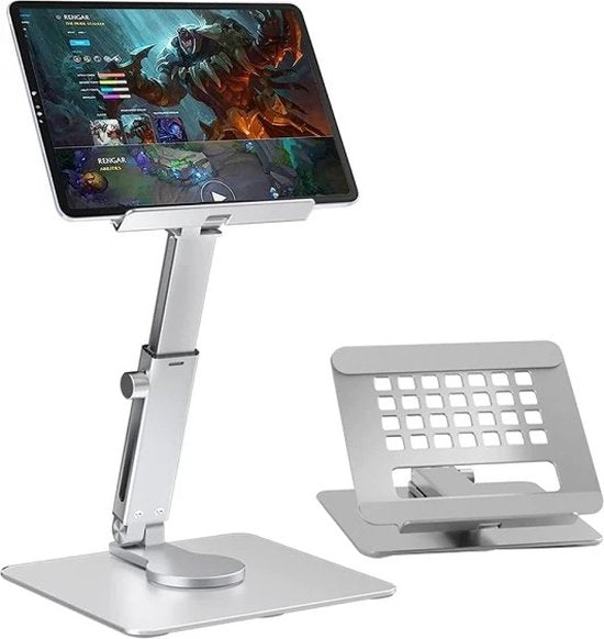 Garpex® Laptop-Ständer – Verstellbar & um 360° drehbar – Aluminium – Universell für Geräte von 10 bis 17 Zoll