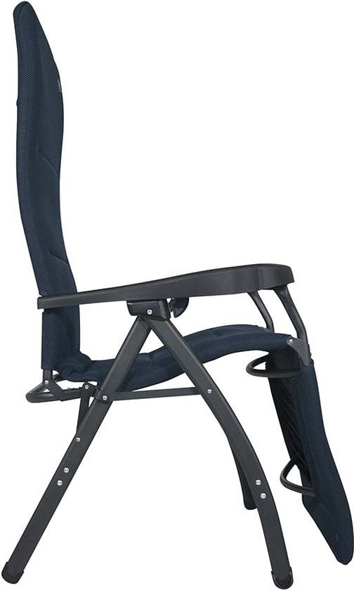 Crespo Relaxchair - AP/242 - Air-Deluxe - Ergonomisch & faltbar - Mit Kissen - Blau