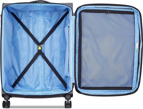 Delsey Paris x United Colors of Benetton BE 4-Rad-Trolley L 76 cm mit Stretch-Faltung