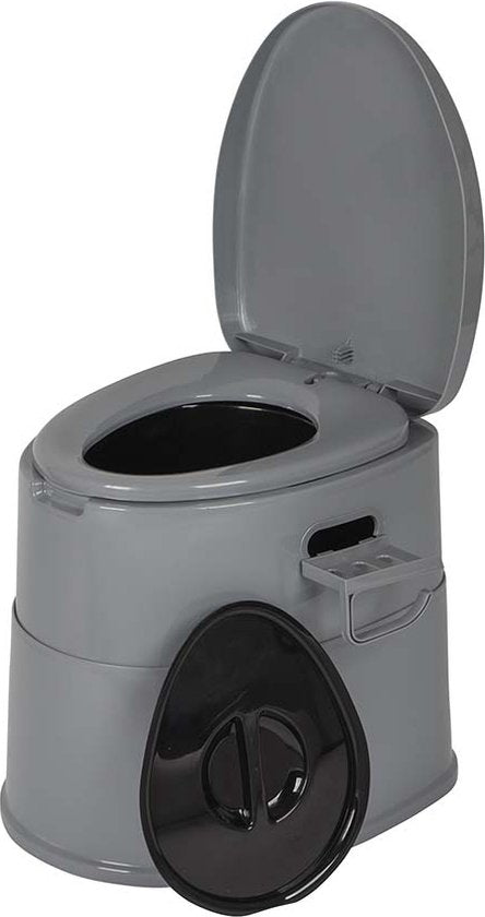 Bo-Camp - Tragbare Toilette teilbar - 7 Liter - Kompakt