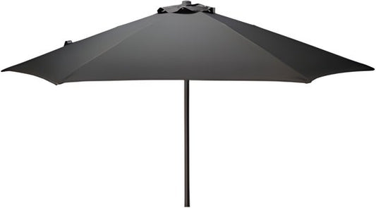 Pro Garden Garten Sonnenschirm Menorca - D230 cm - dunkelgrau - Markise - schwenkbar - Sonnenschirm - mit Abdeckung