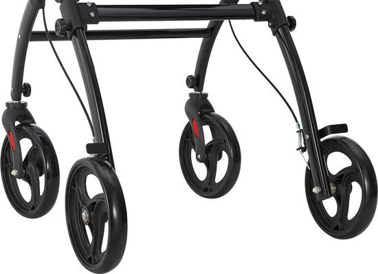 Aluminium-Rollator Active - Schwarz
