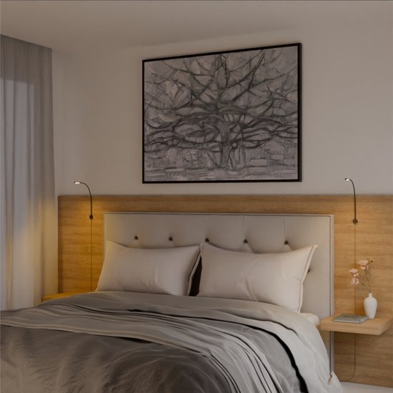 Nolt Leselampe für das Bett - Nachtlicht dimmbar - 2 Bettlampen - Bettlampe für das Schlafzimmer - Leselampen für das Kopfteil - Leselampe für Erwachsene