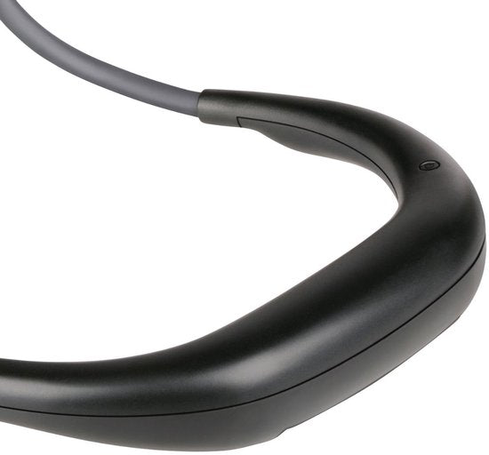 Lifetime Air Tragbarer Nackenventilator - Mini-Ventilator freihändig mit 3 Stufen und 360° verstellbar - Schwarz