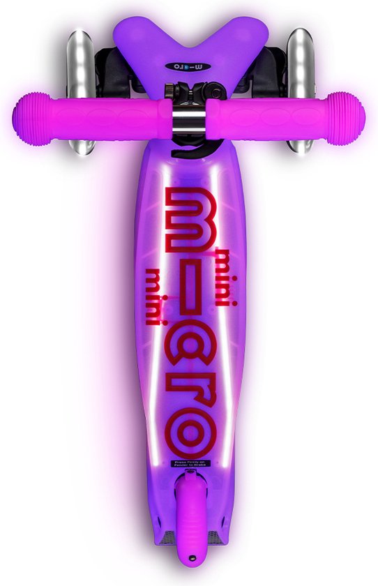 Micro Mini Deluxe LED Scooter - Glow Plus Scooter für Kinder von 2-6 Jahren - max 50 kg