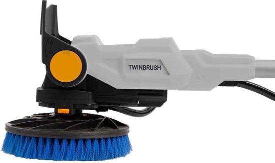 Batavia 18V Twin Brush Teleskop-Reinigungsbürste - Wasserdicht - Für Dächer, Solarpanels und Pools - Ohne Akku und Ladegerät